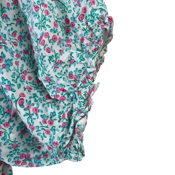 J. CREW Puff-Sleeve Midi Dress in Floral AO886 - Picture 10 of 15